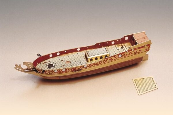 Golden Yacht Ship in a Bottle Kit