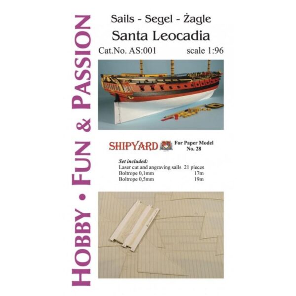 Sails for Santa Leocadia 1:96