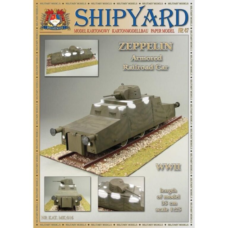 Zeppelin Armored Railroad Car 1:25