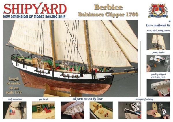 Schooner Berbice 1780 1:72