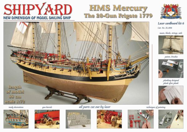 HMS Mercury 1779 1:72