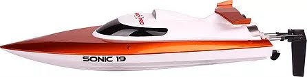 Sonic 19 High Speed RC Boat-Orange